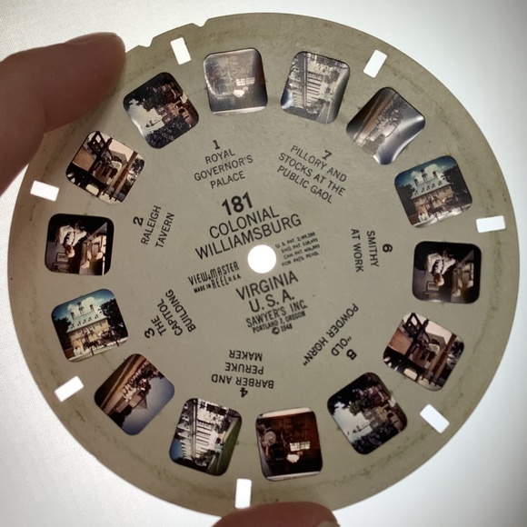 3 Vintage 1940’s Sawyers View-Master Reels - Colonial, Roy Rogers, Rockefeller - Picture 7 of 9